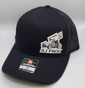 Snapback Hat - AJ Flick Sprint Car Patch   **Options Available**