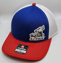 Load image into Gallery viewer, Snapback Hat - AJ Flick Sprint Car Patch   **Options Available**